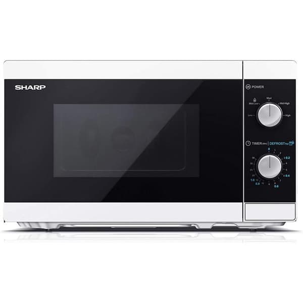 Enkelfunktions mikrovågsugn - SHARP - YC-MS01EW TU Unique - 800 W - 20 L - Upptining