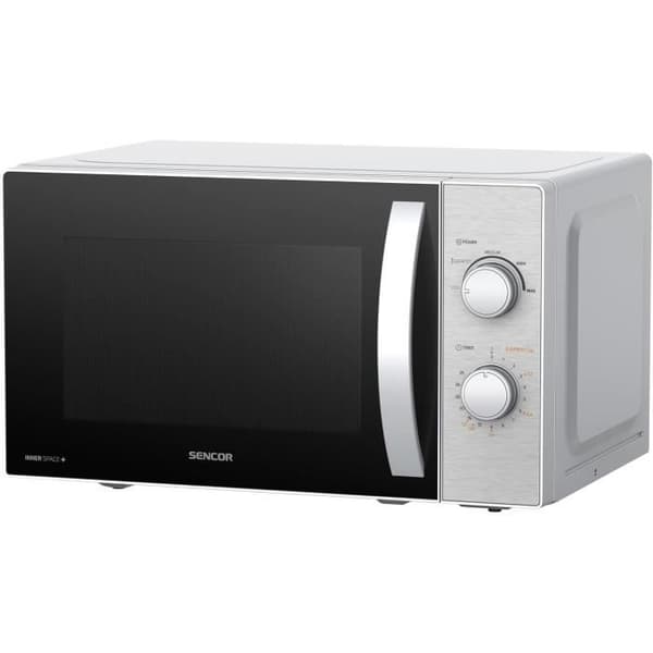 Fyra mikrovågsugnar Sencor SMW2120SS 20 liter 700 Watt Grå