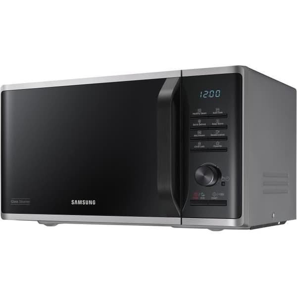 Solo mikrovågsugn - SAMSUNG - MS23K3555ES - Rostfritt stål - 23L - Elektronisk kontroll + knapp - Håll varm funktion
