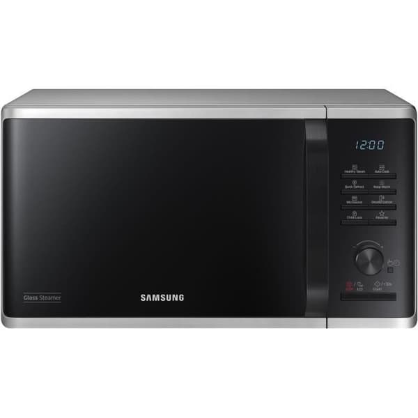 Solo mikrovågsugn - SAMSUNG - MS23K3555ES - Rostfritt stål - 23L - Elektronisk kontroll + knapp - Håll varm funktion