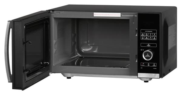 Sharp YC-QS254AE-B mikrobølgeovn Bordplade Solo-mikrobølgeovn 25 L 900 W Sort, Rustfrit stål