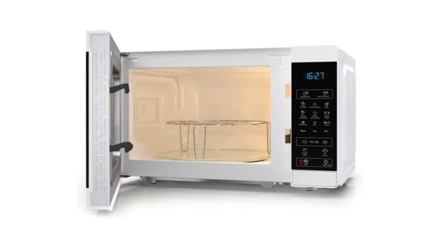 Sharp YC-MG02E-W mikrobølgeovn bordplade 20 L 800 W Blå, Hvid