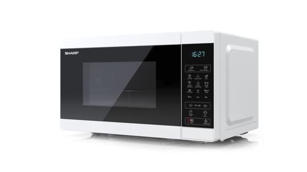 Sharp YC-MG02E-W mikrobølgeovn bordplade 20 L 800 W Blå, Hvid