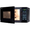Miniatyrbild 3 av 4: SHARP R-242BKW Monofunktion mikrovågsugn svart - 20 L - 800 W - Fristående