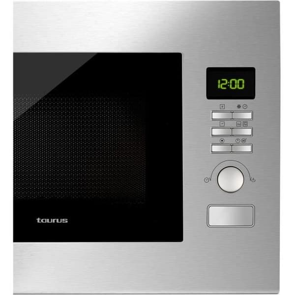 Taurus Fastwave Fused - Inbyggd Mikrovågsugn, 20L, Grillfunktion 700W, ECO-läge, Självrengöring, 6 Effektlägen, Shi-beläggning
