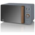 Miniatyrbild 6 av 6: Mikro MICROWAVE DIGITAL 20L Modern Nordic Design SWAN SM22036GRYNEU 800W Grå 41026