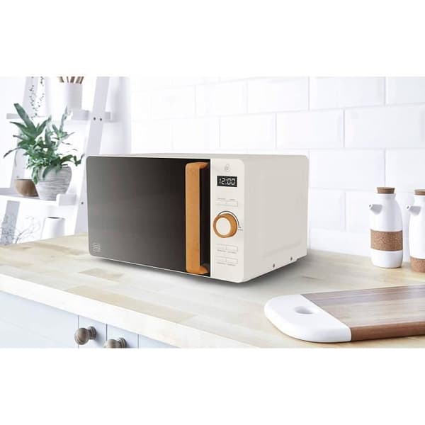 Mikrovågsugn Digital 20L Modern Design Nordic SWAN SM22036Blanco 41040