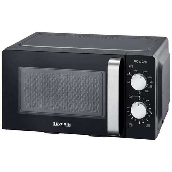 Severin 7781 Svart mikrovågsugn 700 W timerfunktion, grillfunktion