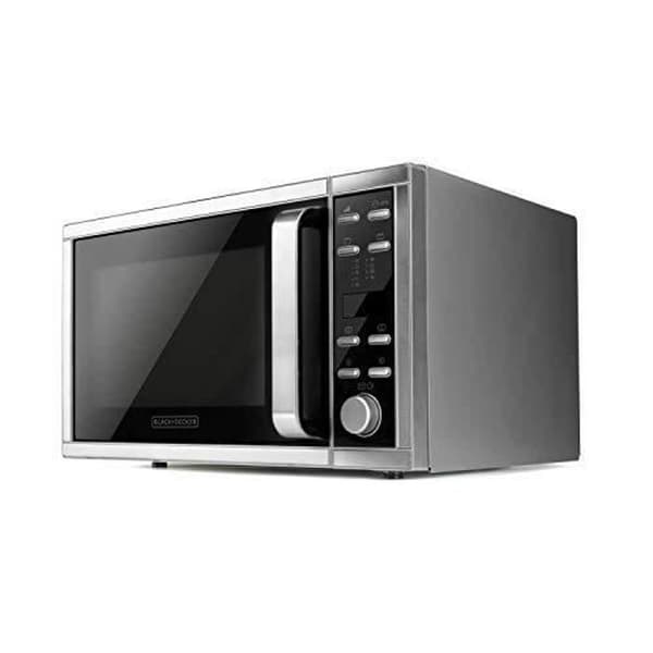 Mikrovågsugn med grill och varmluft - BLACK+DECKER - BXMZ901E - 1000 W - 25 liter - Grå