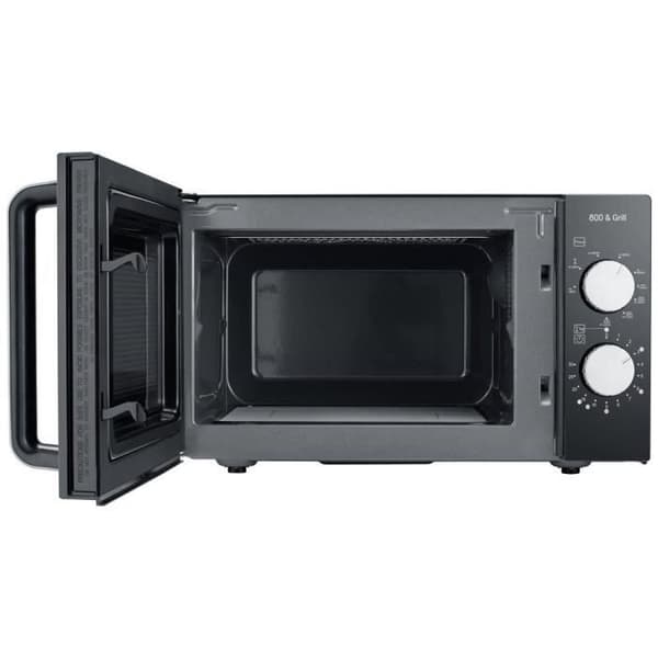 Severin MW 7762 mikrovågsugn svart, rostfritt stål 800 W grillfunktion