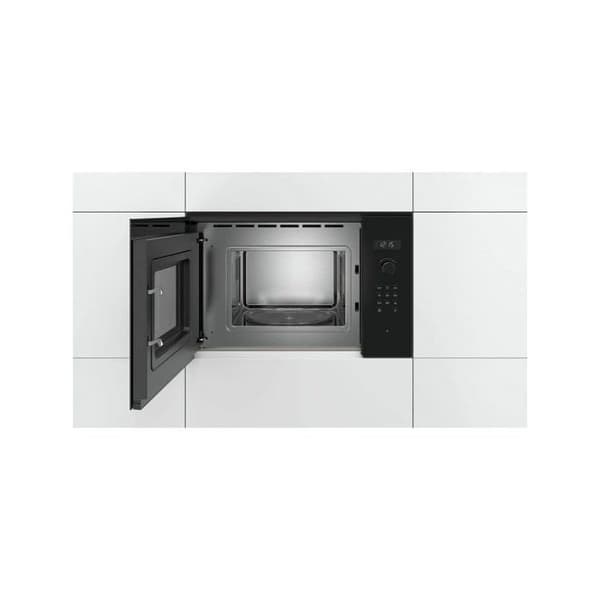 Bosch-serien | 6 BFL524MB0 Inbyggd enkelfunktions mikrovågsugn 20 liter 800 Watt vulkansvart