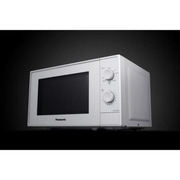 Panasonic NN-K10JWMEPG Fyr Microvågsugn Kombinerad Grill, Rotationsfat 20L, 800W, Avfrostning, 5 Effektlägen, Timer