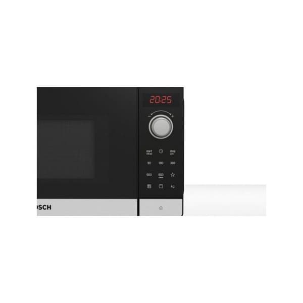 Bosch Serie 2 mikrovågsugn Bänkskiva Mikrovågsugn endast 20 L 800 W Svart, Rostfritt stål - FEL023MS2