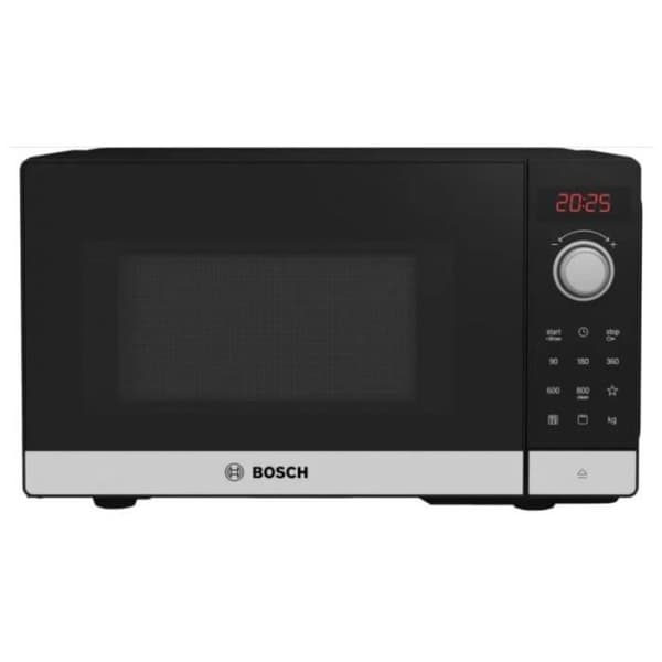 Bosch Serie 2 mikrovågsugn Bänkskiva Mikrovågsugn endast 20 L 800 W Svart, Rostfritt stål - FEL023MS2