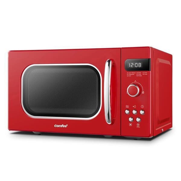 20L retro mikrovågsugn - COMFEE CMSRO 20 di rd - 800W - Röd
