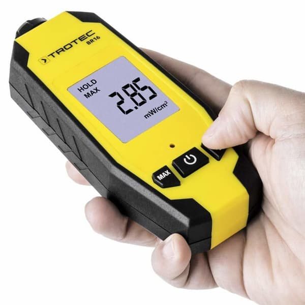 Mikrovågsindikator - TROTEC - BR16 - Läckagedetektering - Ljudlarm - Bakgrundsbelyst display