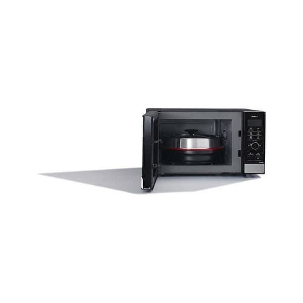 Panasonic NN-GD38HSSUG | Inverter och grill mikrovågsugn, 23 L, rostfritt stål, 1000 W, 17 program, metallgrill, svart