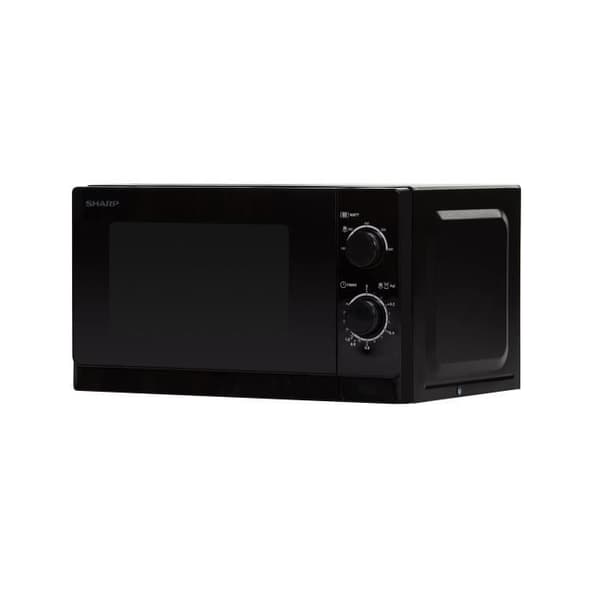 Enkelfunktions mikrovågsugn - SHARP - R-200BKW - 20 L - 800W - 5 effektnivåer - Svart