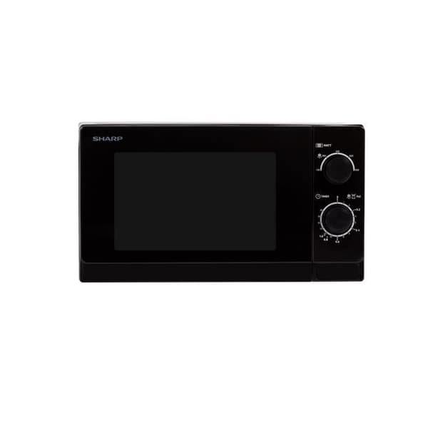 Enkelfunktions mikrovågsugn - SHARP - R-200BKW - 20 L - 800W - 5 effektnivåer - Svart