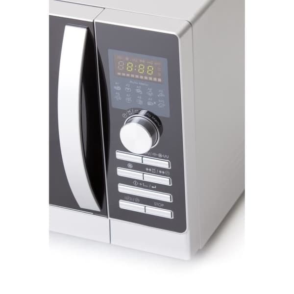 SHARP R-843INW - Kombinerad mikrovågsugn 25L - Silver