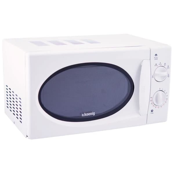 VIO6 H.KOENIG Mikrovågsugn - Vit - 20 liter - 700W - Upptining, Matlagning