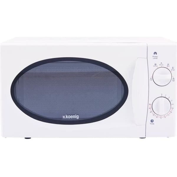 VIO6 H.KOENIG Mikrovågsugn - Vit - 20 liter - 700W - Upptining, Matlagning