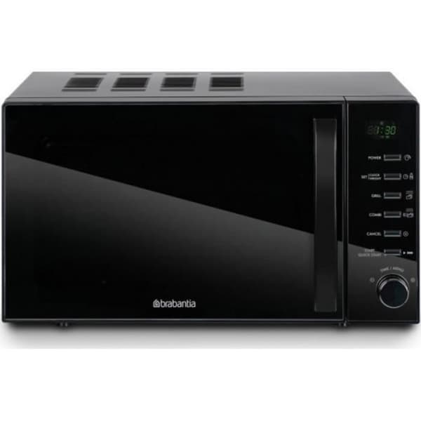 Bbek1145dg Brabantia bbek1145dg kombi-mikrovågsugn - grillfunktion - 700 watt - 13 matlagningsprogram - svart Bbek1145dg