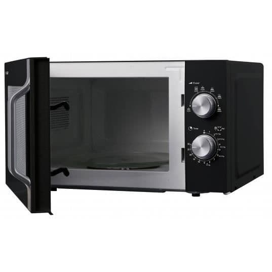 SHARP R-204BA mikrovågsugn - 800W - 20L - Mekaniska reglage - Sidodörröppning