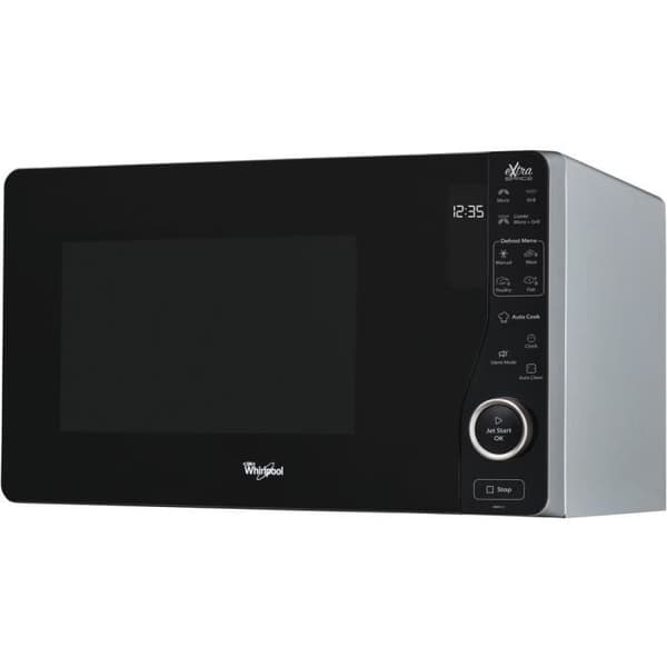 Whirlpool MWF 427 SL kombinerad mikrovågsugn - 25 L - 800 W - Ångkokning - Knappar/Touch - Svart/Silver