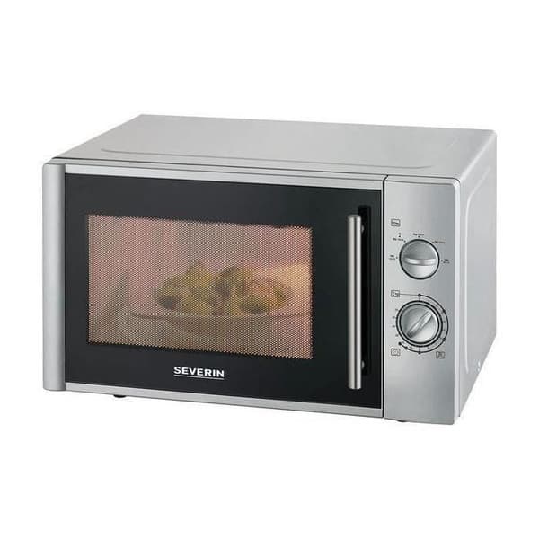 SEVERIN 28 L 900W mikrovågsugn - silver/svart - 7772