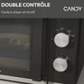 Miniatyrbild 3 av 6: Mikrovågsugn Lay Free Candy CMW20TNMB - Svart - 20L - 700W - 24.5 cm bricka