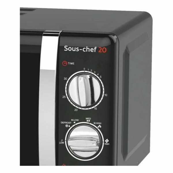 Mikrovågsugn med Grill Haeger MW-70B.007A 20 L Svart 700W