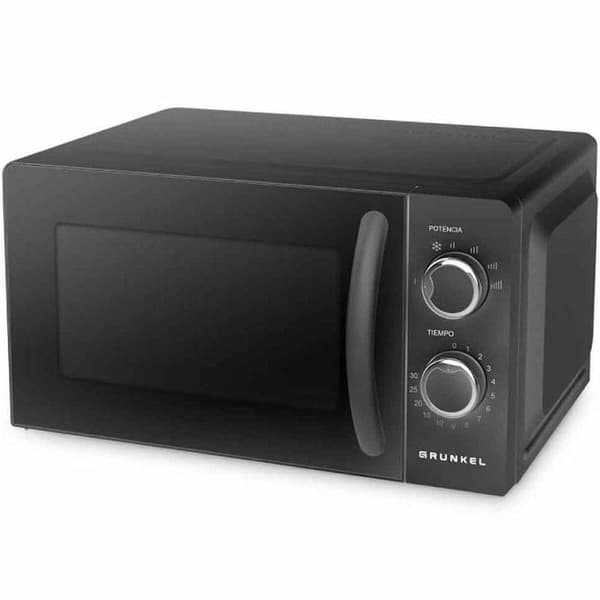 Mikrovågsugnen Grunkel MW-20NG 700 W 20 L Vit Svart