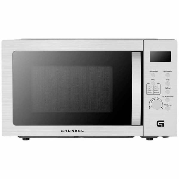 Varmluftsfrituregryde Grunkel MW-28AIRFRYER Sølvfarvet