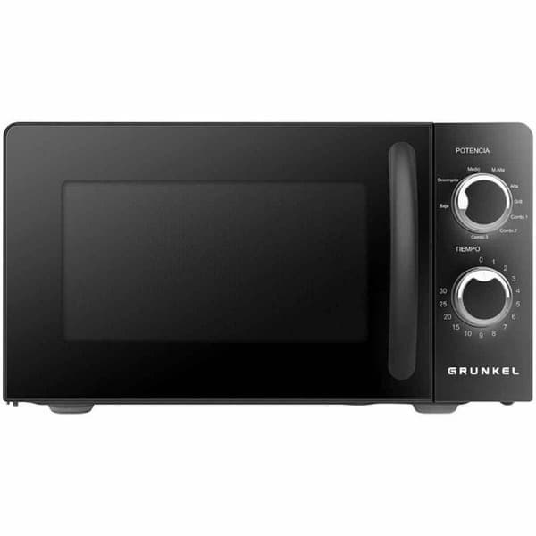 Mikrobølgeovnen Grunkel MWG-20NG 700 W 20 L Hvid Sort