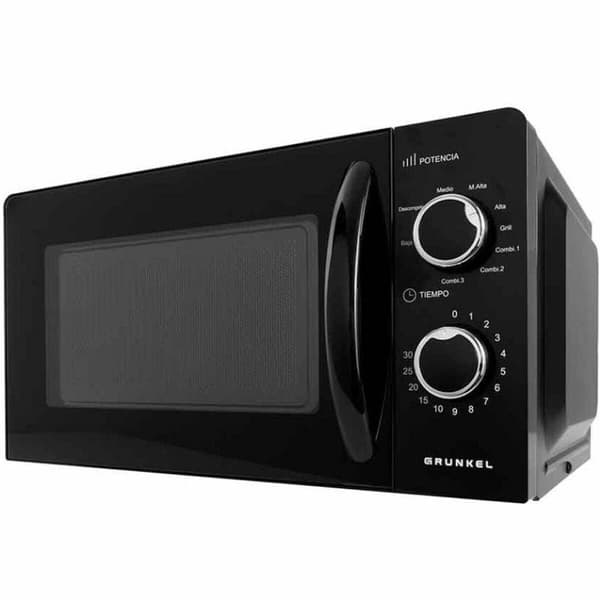 Mikrobølgeovnen Grunkel MWG-20NG 700 W 20 L Hvid Sort