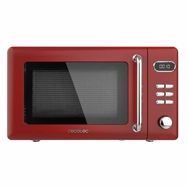 Mikrovågsugn med Grill Cecotec 01715 Röd 20 L