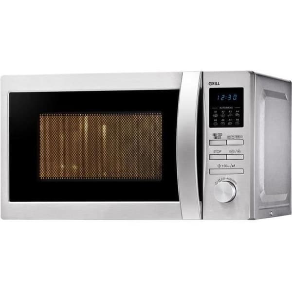 SHARP R622STWE Kombigrill mikrovågsugn i rostfritt stål - 20 L - 800 W - Grill 1000 W - Fristående