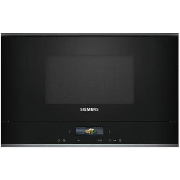 Inbyggd mikrovågsugn - SIEMENS - BF722R1B1 - Svart - cookControl7 - humidClean Plus