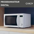 Miniatyrbild 3 av 6: Candy Idea CMWA20SDLW 700W Digital Mikrovågsugn 20L Vit - Upptiningsfunktion - 5 Effektnivåer - 8 Automatiska Menyer