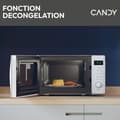 Miniatyrbild 5 av 6: Candy Idea CMWA20SDLW 700W Digital Mikrovågsugn 20L Vit - Upptiningsfunktion - 5 Effektnivåer - 8 Automatiska Menyer