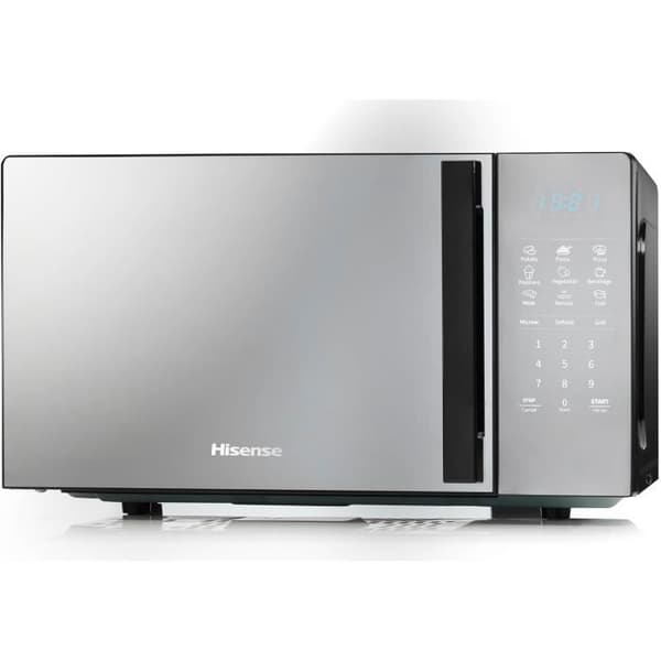 Micro-ondes Hisense H20MOMBS4HG 20L, vänsterhängd dörr, LED-display med knappar, 9 funktioner, 700W, rörgrill, färg