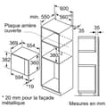 Pikkukuva 6 / 11: Mikroaaltouuni BOSCH Musta 900 W 25 L