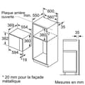 Pikkukuva 7 / 11: Mikroaaltouuni BOSCH Musta 900 W 25 L
