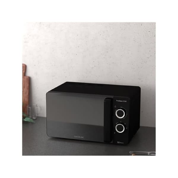 Cecotec Microwave ProClean 3030. Kapacitet 20 L, Ready2Clean-beläggning, 700 W effekt, 6 driftsnivåer, minut