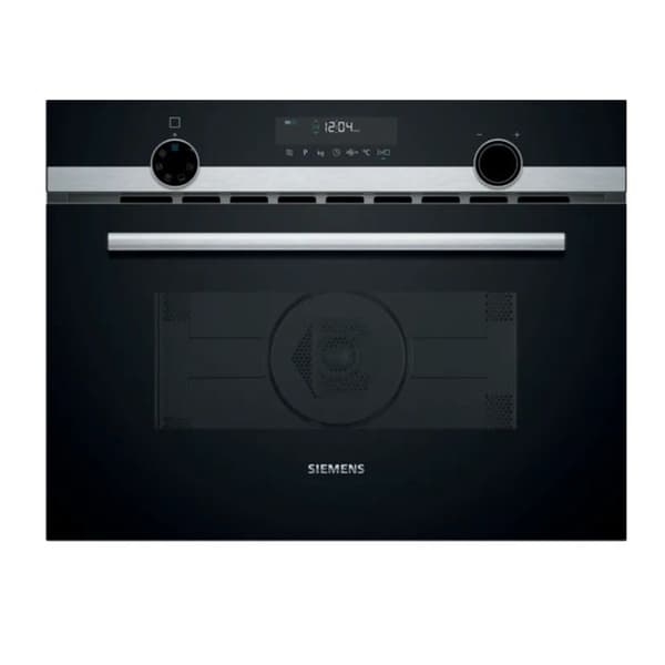Siemens inbyggnadsmikrovågsugn 44l 900w rostfritt stål - CM585AGS1 Svart