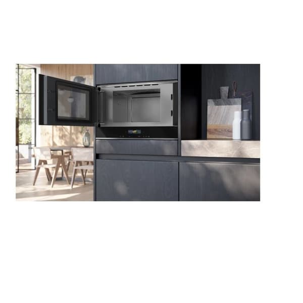 Siemens Inbyggd mikrovågsugn 21l 900w svart - BF722L1B1