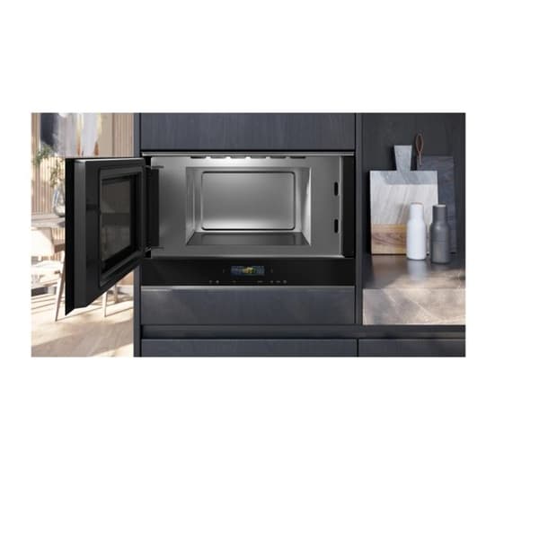 Siemens Inbyggd mikrovågsugn 21l 900w svart - BF722L1B1
