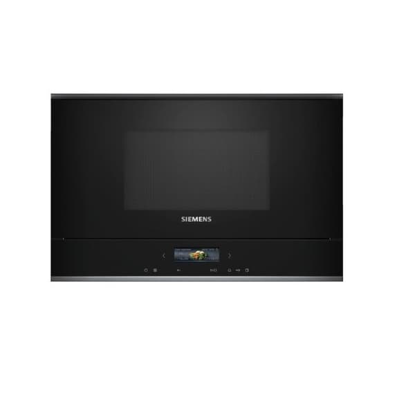 Siemens Inbyggd mikrovågsugn 21l 900w svart - BF722L1B1