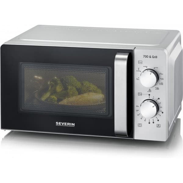 Severin MW7780 -mikroaaltouuni, hopea